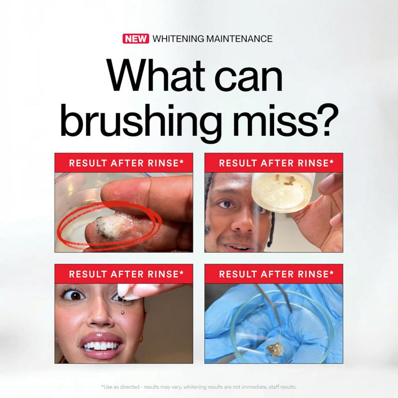 Stain-removing mouthwash