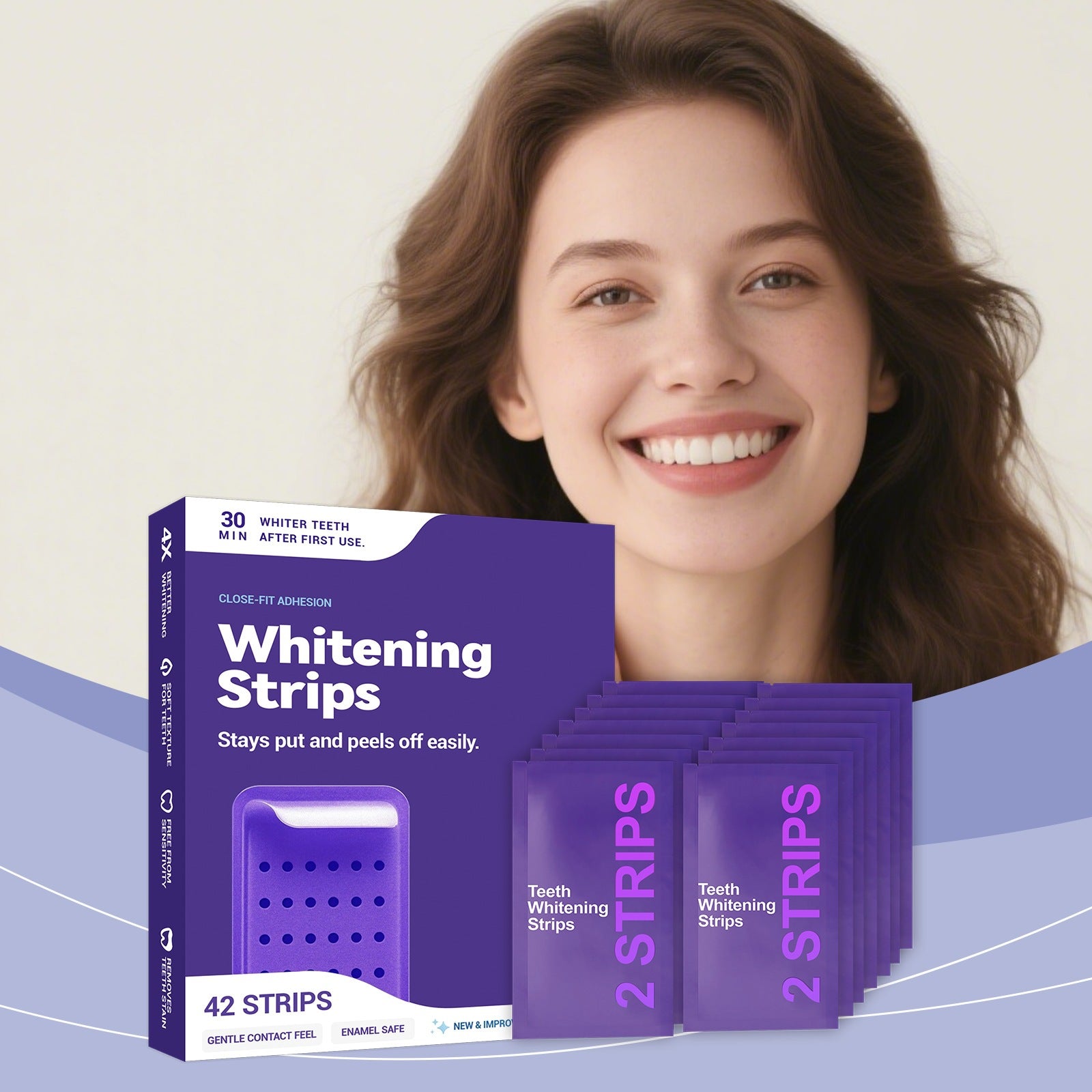 Smilevo Purple Whitening Strips