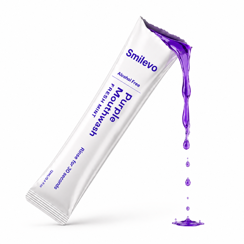 Smilevo Purple Mouthwash | Colour-Correcting Mouthwash